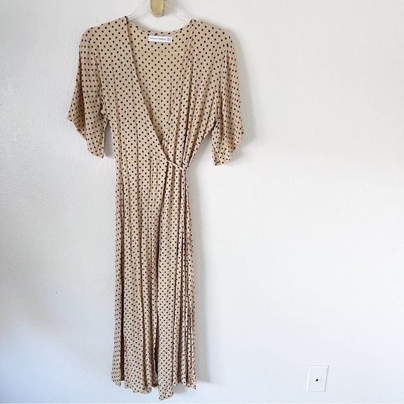 Faithfull the Brand Rivera Midi Dress Lula Dot size M - Picture 9 of 11